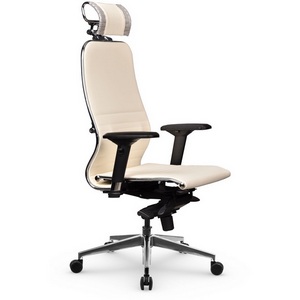 Изображение товара Кресло офисное на колесиках Метта Samurai K-3.041 MPES (молочный цвет) z312423006