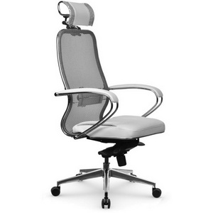 Изображение товара Кресло компьютерное с ортопедической спинкой Метта Samurai SL-2.041 MPES (белый цвет) z312423112