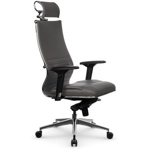 Изображение товара Кресло офисное с механизмом качания топган Метта Samurai KL-3.051 MPES (серый цвет) z312424515