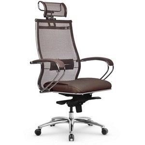 Изображение товара Кресло компьютерное с сетчатой спинкой Метта Samurai SL-2.05 MPES (светло-коричневый цвет) z312424928