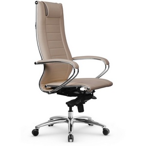 Изображение товара Кресло компьютерное с металлической крестовиной Метта Samurai Lux-2 MPES (темно-бежевый цвет) z312425116