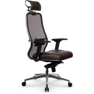 Изображение товара Кресло компьютерное с сетчатой спинкой Метта Samurai SL-3.041 MPES (темно-коричневый цвет) z312425208