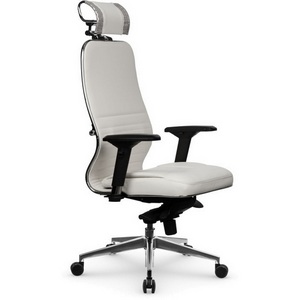 Изображение товара Кресло офисное на колесиках для руководителя Метта Samurai KL-3.041 MPES (белый цвет) z312474343