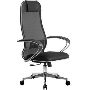 Изображение товара Кресло с механизмом топ-ган МЕТТА-15MPRU/подл.131/осн.004 черный