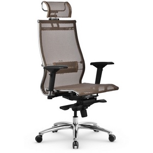 Изображение товара Офисное кресло - стул компьютерный регулировкой высоты Метта Samurai S-3.05 MPES (светло-коричневый цвет) z312819762