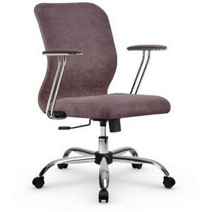 Изображение товара Кресло компьютерное с тканевой обивкой с регулировкой высоты Метта SU-M-4Vivaldi/подл.078/осн.003 темно-розовый