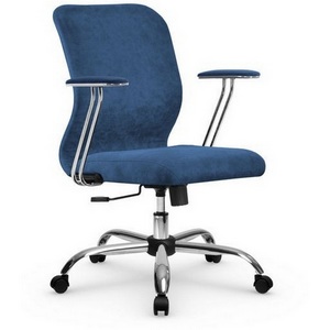 Изображение товара Кресло с механизмом топ-ган Метта SU-M-4Vivaldi/подл.078/осн.003 Светло-синий