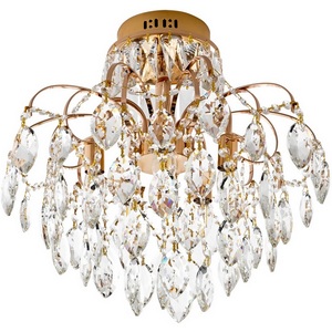Изображение товара Потолочная люстра хрустальная на штанге Modelux MODELUX ML.1703.5 GD