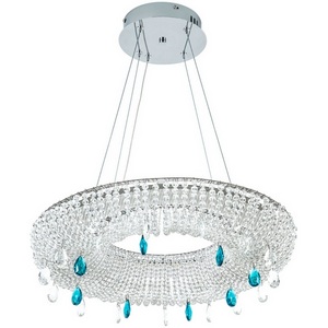 Изображение товара Подвесная люстра светодиодная хрустальная с регулировкой цветовой температуры Modelux MODELUX ML.2306.500 CR