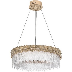 Изображение товара Подвесная люстра светодиодная хрустальная Modelux MODELUX ML.6028.600 GD