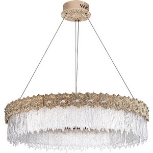 Изображение товара Подвесная люстра светодиодная хрустальная Modelux MODELUX ML.6028.800 GD