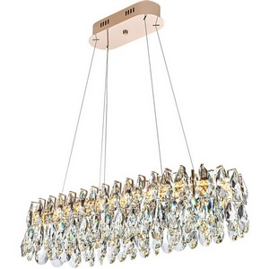 Изображение товара Подвесная люстра светодиодная хрустальная с регулировкой цветовой температуры Modelux MODELUX ML.6901.900.300P GD