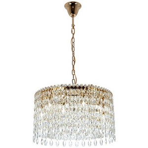 Изображение товара Подвесная люстра хрустальная с пультом Modelux MODELUX ML.7074.12 GD