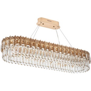 Изображение товара Подвесная люстра светодиодная хрустальная с регулировкой цветовой температуры Modelux ML.830.1200 GD