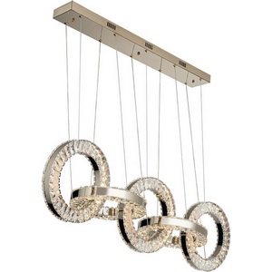 Изображение товара Подвесной светильник светодиодный хрустальный с регулировкой цветовой температуры Modelux MODELUX ML.9041.1080 GD