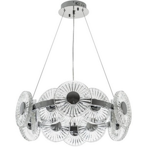 Изображение товара Подвесная люстра светодиодная с пультом с регулировкой цветовой температуры Modelux MODESTYLE MS.1831.12 CR