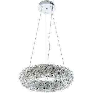 Изображение товара Подвесной светильник светодиодный хрустальный с регулировкой цветовой температуры Modelux MODESTYLE MS.6000.400 CR