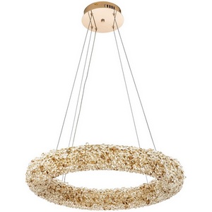 Изображение товара Подвесной светильник светодиодный хрустальный с регулировкой цветовой температуры Modelux MODESTYLE MS.6000.600 GD