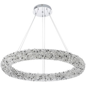 Изображение товара Подвесной светильник светодиодный хрустальный с регулировкой цветовой температуры и яркости Modelux MODESTYLE MS.6000.800 CR
