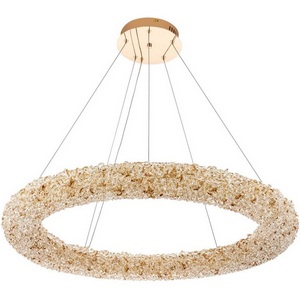 Изображение товара Подвесной светильник светодиодный хрустальный с регулировкой цветовой температуры и яркости Modelux MODESTYLE MS.6000.800 GD