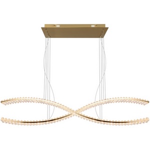 Изображение товара Подвесной светильник светодиодный хрустальный с пультом с регулировкой цветовой температуры Modelux MODESTYLE MS.9033.1200 BS