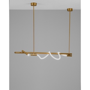 Изображение товара Подвесной светильник светодиодный с гибким неоном на штанге Moderli True V10684-PL