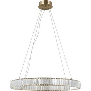 Изображение товара Подвесная люстра светодиодная диммер хрустальная с пультом Moderli Asti V10731-PL кольцо