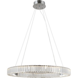 Изображение товара Подвесная люстра хрустальная светодиодная с пультом Moderli Asti V10734-PL кольцо