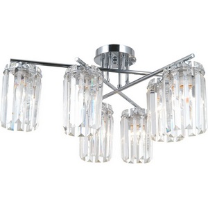 Изображение товара Потолочная люстра хрустальная на штанге Moderli Everly V10753-6C