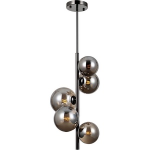 Изображение товара Потолочная люстра молекулы на штанге Moderli Renny V10795-5P