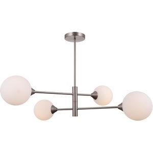 Изображение товара Потолочная люстра на штанге Moderli Molecule V10839-4P в форме шара