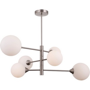Изображение товара Потолочная люстра на штанге Moderli Molecule V10840-6P в форме шара