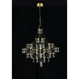 Изображение товара Подвесная люстра светодиодная с пультом и хрустальными подвесками Asfour MyFar Allegria MR2643-66P-50AD