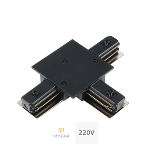 Изображение товара Т-образный коннектор для встраиваемого шинопровода MyFar Accessories for Single MT0102-CT-B