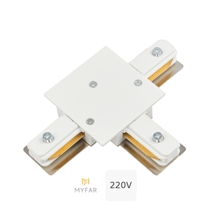 Изображение товара Т-образный коннектор для встраиваемого шинопровода MyFar Accessories for Single MT0102-CT-W