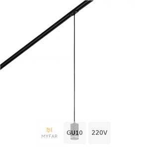 Изображение товара Точечный светильник галогенный 220V однофазный MyFar Edging MT0123-GU10-B