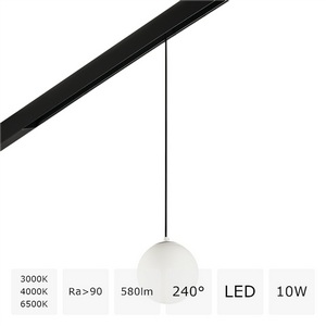 Изображение товара Трековый светодиодный светильник 48V магнитный MyFar Sphere MT0223-10W3K-S-B