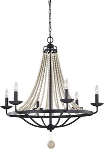 Изображение товара Подвесная люстра Feiss Nori FE-NORI6-DWZ в виде свечи