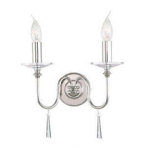 Изображение товара Бра FP2 NICKEL Elstead Finsbury Park FP2-POL-NICKEL подсвечник с подвесками