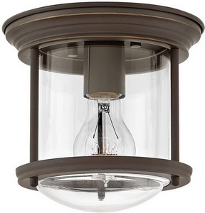 Изображение товара Потолочный светильник круглый влагозащищенный Hinkley Hadrian QN-HADRIAN-MINI-F-OZ-CLEAR