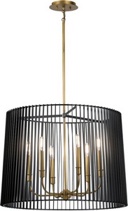 Изображение товара Подвесная люстра Kichler Linara QN-LINARA-6P-BK
