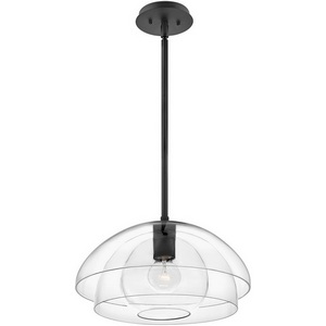 Изображение товара Потолочная люстра на штанге Hinkley Lotus QN-LOTUS-P-BLK в форме шара