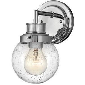 Изображение товара Бра IP44 для ванных комнат Hinkley Poppy QN-POPPY1-PC-BATH в форме шара