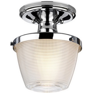 Изображение товара Потолочный светильник влагозащищенный накладной Quoizel Dublin QZ-DUBLIN-SF-PC