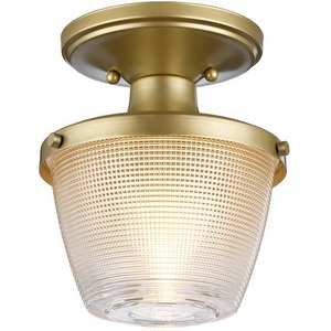 Изображение товара Потолочный светильник влагозащищенный Quoizel Dublin QZ-DUBLIN-SF-PNBR