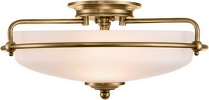 Изображение товара Потолочный светильник круглый Quoizel Griffin QZ-GRIFFIN-F-WS