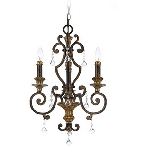 Изображение товара Подвесная люстра Quoizel Marquette QZ-MARQUETTE3 в виде свечи