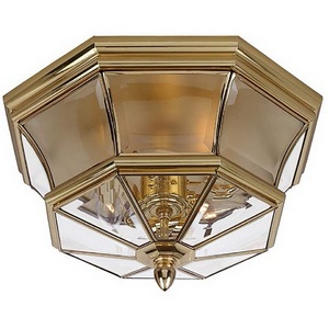 Изображение товара Потолочный уличный светильник IP44 Natural Concepts Newbury QZ-NEWBURY-F-PB