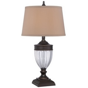 Изображение товара Настольная лампа QZ/DENNISON PB Quoizel Dennison QZ-DENNISON-PB