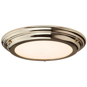 Изображение товара Потолочный светодиодный светильник круглый влагозащищенный для ванных комнат Elstead Welland WELLAND-F-PB